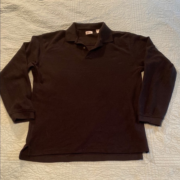 Izod Black Polo Shirt - Picture 1 of 3